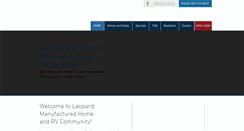 Desktop Screenshot of leopardmhp.com